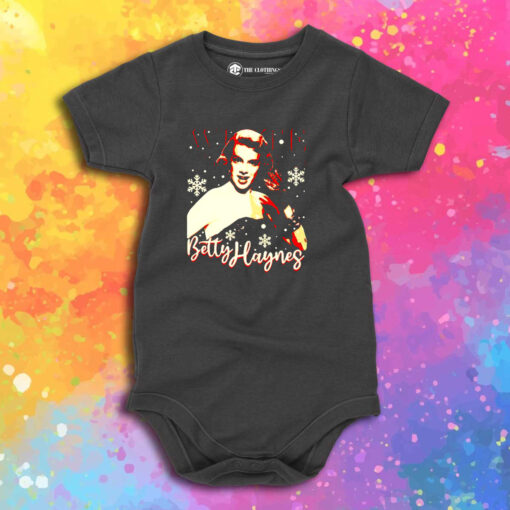 Betty Haynes White Christmas Baby Onesie 1.jpeg