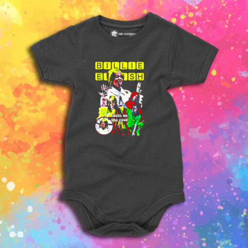 Billie Eilish Focus On The Good Graphic Baby Onesie 1.jpeg