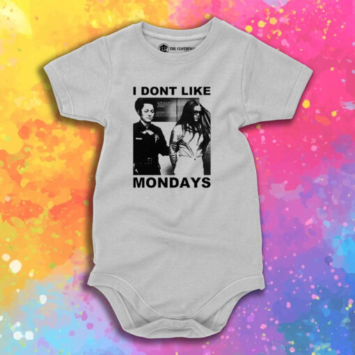 Brenda Ann Spencer I Dont Like Mondays Baby Onesie 1.jpeg