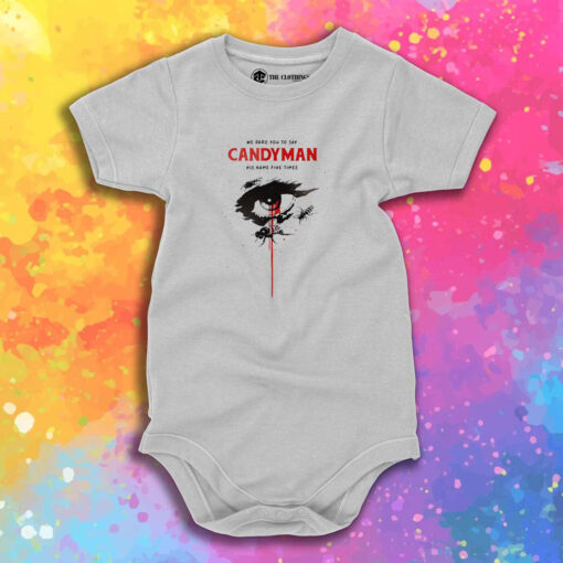 Candyman Say His Name 5 Times Movie Poster Baby Onesie 1.jpeg