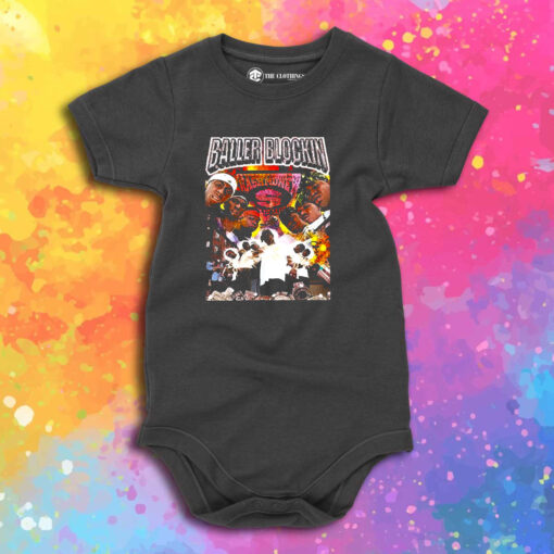 Cash Money Millionaires Baller Blockin Album Cover Baby Onesie 1.jpeg