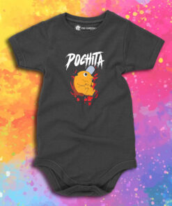 Chainsaw Man Pochita Metal Graphic Baby Onesie 1.jpeg