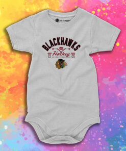 Chicago Blackhawks Starter Puck Baby Onesie 1.jpeg