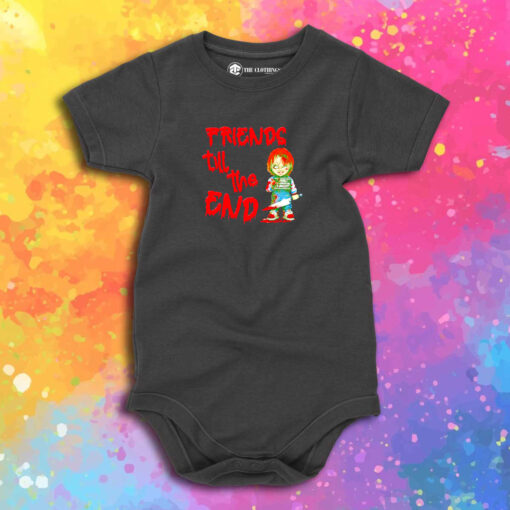 Chucky And Friends Till the End Baby Onesie 1.jpeg