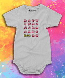 Cute Kirby Pose Baby Onesie 1.jpeg