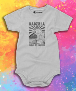 Dadzilla Father Of Monsters Baby Onesie 1.jpeg