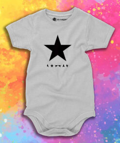 David Bowie Blackstar Album Baby Onesie 1.jpeg