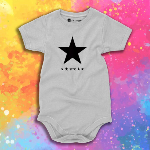 David Bowie Blackstar Album Baby Onesie 1.jpeg