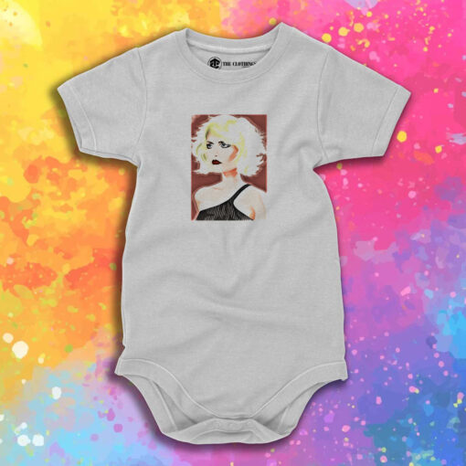 Debbie Harry Blondie Portrait Baby Onesie 1.jpeg