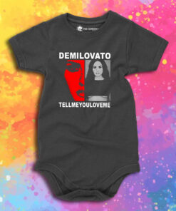 Demi Lovato Merch Tell Me You Love Me Baby Onesie 1.jpeg