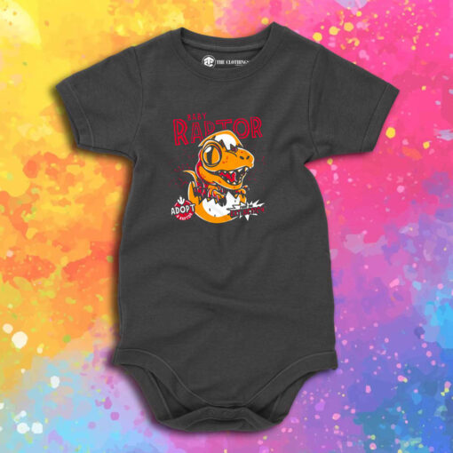 Dinosaur Baby Raptor Baby Onesie 1.jpeg