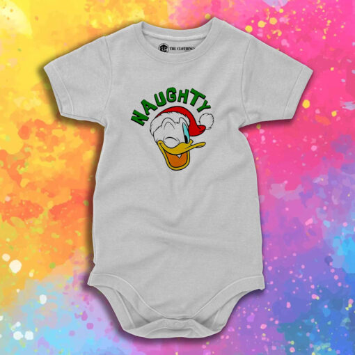 Donald Duck Naughty Christmas Baby Onesie 1.jpeg