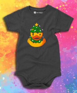 Duck Draw Happy Merry Christmas Baby Onesie 1.jpeg