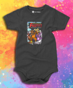 Five Nights At Freddys Comic Cover Baby Onesie 1.jpeg