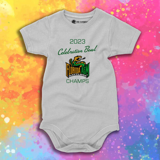 Florida A M Rattlers 2023 Celebration Bowl Champs Baby Onesie 1.jpeg