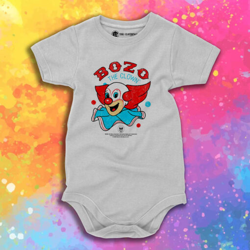 Funny Bozo Most Famous Clown Baby Onesie 1.jpeg