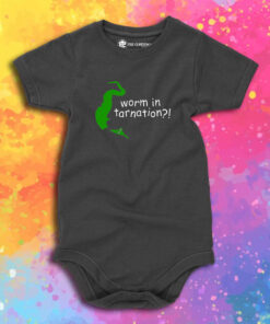 Funny Squiggle Worms Tarnation Baby Onesie 1.jpeg