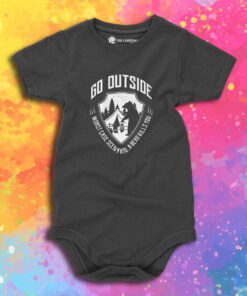 Go Outside Worst Case Scenario A Bear Baby Onesie 1.jpeg