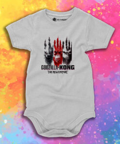 Godzilla x Kong The New Empire Movie Baby Onesie 1.jpeg