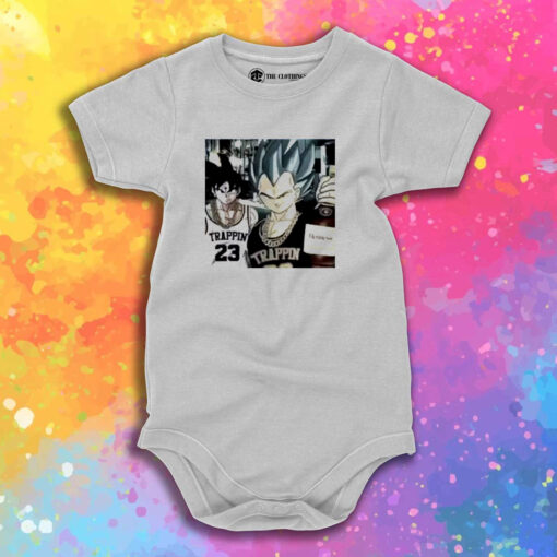 Goku Trappin And Vegeta Dragon Ball Baby Onesie 1.jpeg