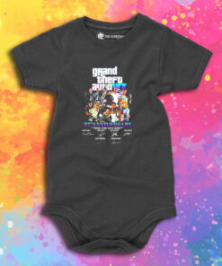 Grand Theft Auto VI 27th Anniversary 2001 2024 Thank You For The Memories Baby Onesie 1.jpeg