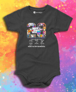 Grand Theft Auto Vi 28 Years Of Release 1997 2025 Baby Onesie 1.jpeg