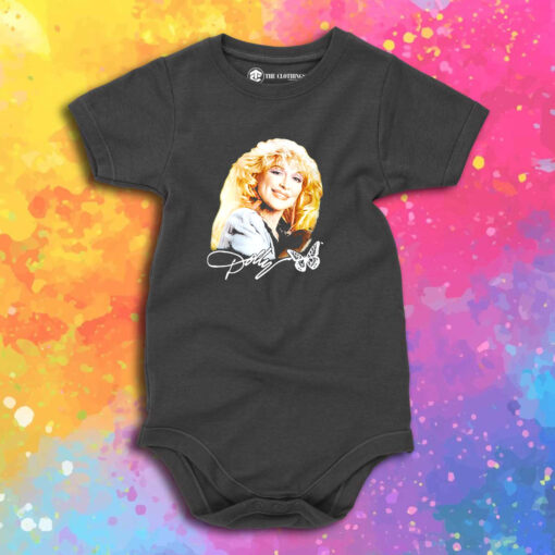 Graphic Photo Dolly Parton Baby Onesie 1.jpeg