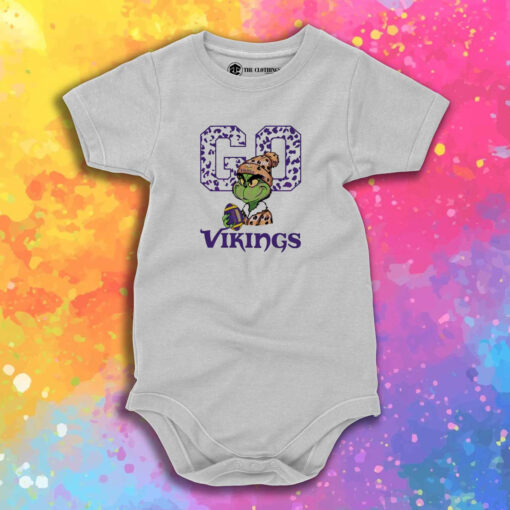 Grinch Leopard Minnesota Vikings Go Vikings Christmas Baby Onesie 1.jpeg