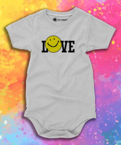 Harry Styles Love Smiley Ringer Baby Onesie 1.jpeg