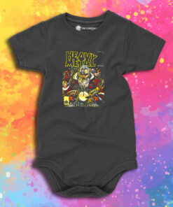 Heavy Metal Santa Claus Christmas Baby Onesie 1.jpeg