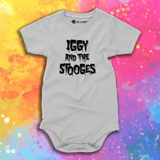 Iggy Pop Iggy And The Stooges Logo Baby Onesie 1.jpeg