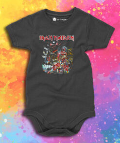 Iron Maiden 1986 Somewhere In Time Baby Onesie 1.jpeg