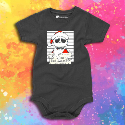 Jack Skellington And Santa Claus Christmas Dept Baby Onesie 1.jpeg