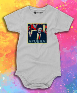 Javier Milei Afuera Baby Onesie 1.jpeg