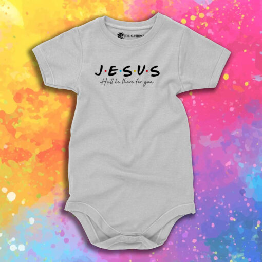 Jesus Hell Be There For You Bible Verse Baby Onesie 1.jpeg