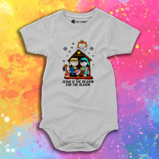 Jesus Is The Reason For The Season Snoopy Baby Onesie 1.jpeg