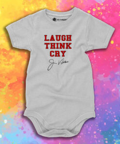 Jim Valvano Laugh Think Cry Baby Onesie 1.jpeg