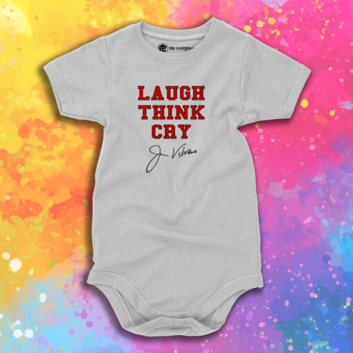 Jim Valvano Laugh Think Cry Baby Onesie 1.jpeg