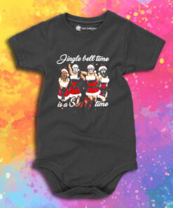 Jingle Bell Time Is A Slay Time Christmas Baby Onesie 1.jpeg