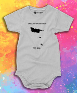 Kabul Skydiving Club Baby Onesie 1.jpeg