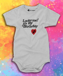 Kanye West Lucky Me Its My Birthday Baby Onesie 1.jpeg