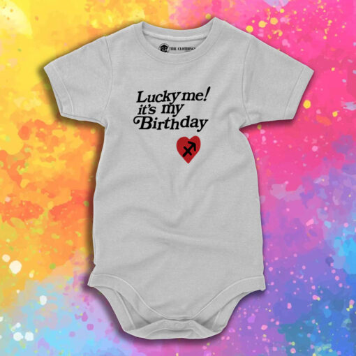 Kanye West Lucky Me Its My Birthday Baby Onesie 1.jpeg