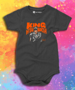 King In The North Joe Burrow Signature Baby Onesie 1.jpeg