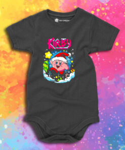 Kirby Christmas Hail To Te Snow Baby Onesie 1.jpeg