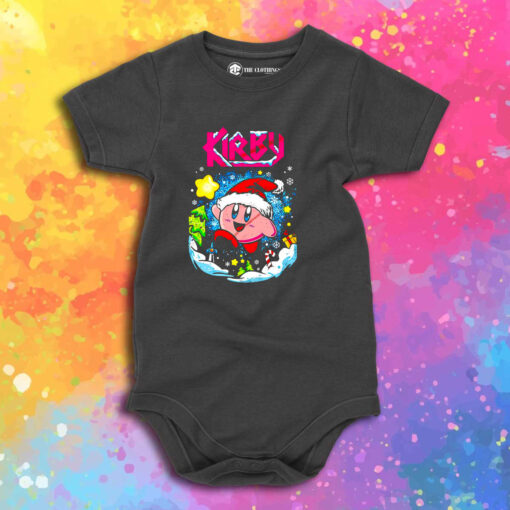 Kirby Christmas Hail To Te Snow Baby Onesie 1.jpeg