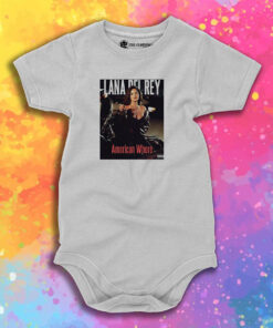 Lana Del Rey American Whore Cover Baby Onesie 1.jpeg