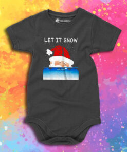 Let It Snow Cocaine Santa Christmas Baby Onesie 1.jpeg