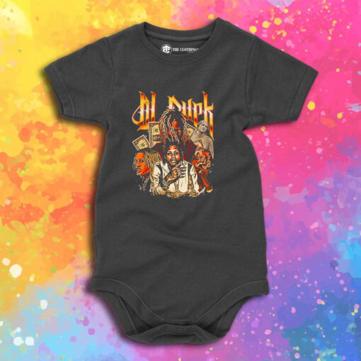 Lil Durk Vintage Graphic Baby Onesie 1.jpeg