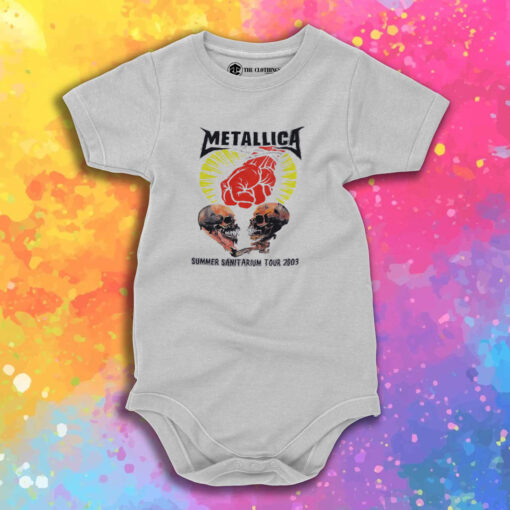 Metallica Summer Sanitarium Tour 2003 Baby Onesie 1.jpeg