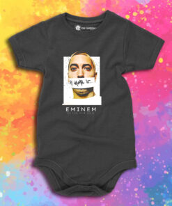 Mugshot My Name Is Eminem Baby Onesie 1.jpeg